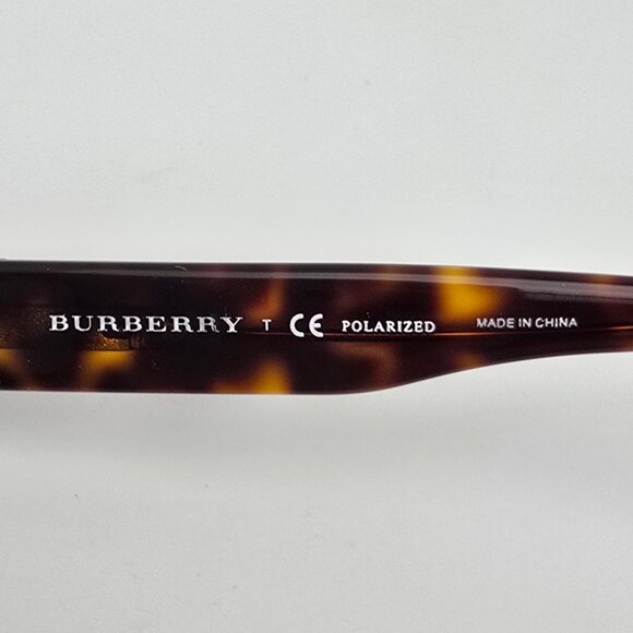 *SOLD* Burberry B4131 3349/83 Tortoise Frame Polarized Brown Lens Sunglasses - Picture 10 of 16
